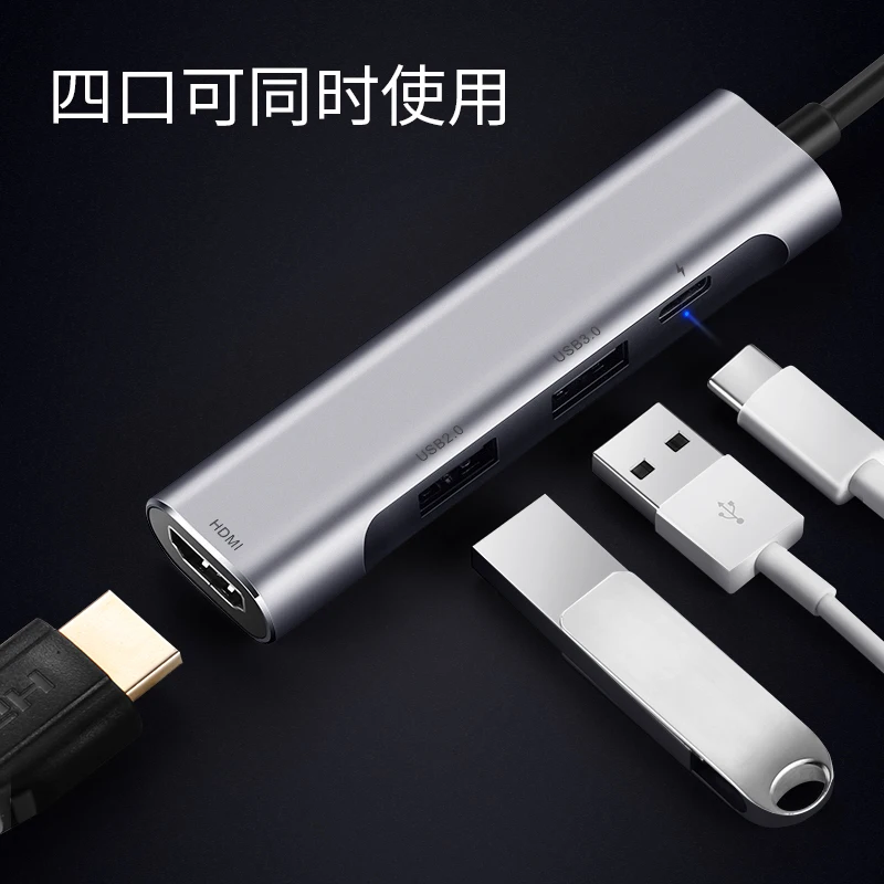 Llano многопортовый usb c usb-хаб usb3.0 Тип hdmi портом Thunderbolt 3 hub для macbook концентратор samsung