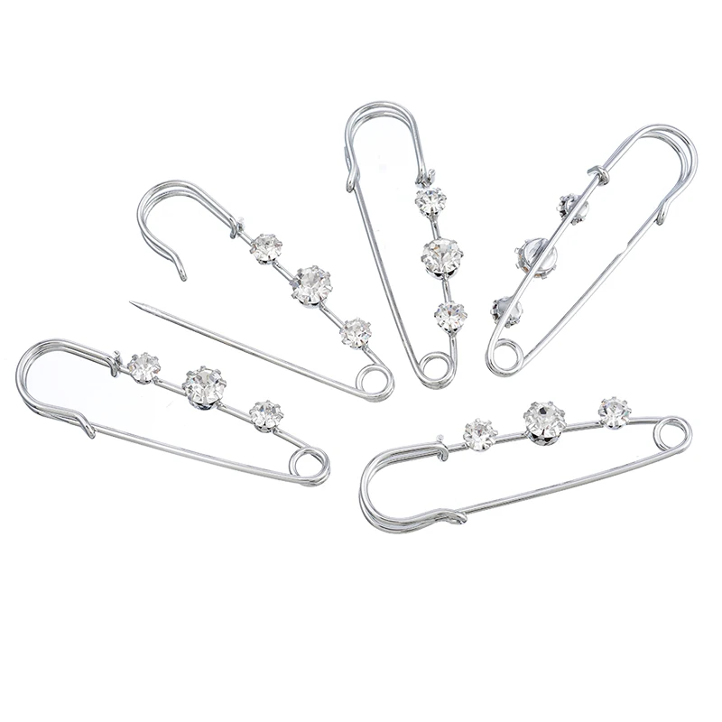 Hoomall Посеребренная Брошь значок для одежды значки с искусственными камнями на