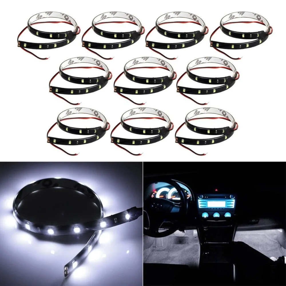 Carsty 10 шт. 30 см 15smd Светодиодная лента горячая Распродажа Водонепроницаемая