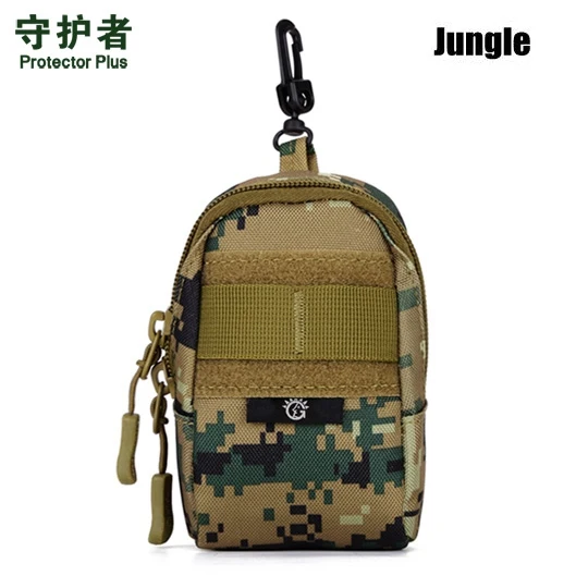 Мини Маленькая сумка. MOLLE система.Спортивная мужская женская минимальная сумка. сумка инструмент. повесить пакет. Многоцелевой Нейлон Тактическая сумка.Водонепроницаемый туристический сумка - Цвет: Jungle