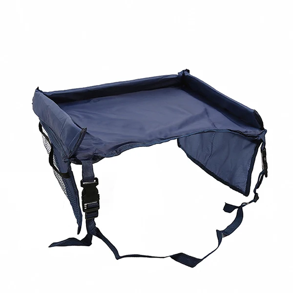 Navy Blue Детское автокресло, детская коляска, детская игрушка, еда, вода, держатель, стол, водонепроницаемый, детский портативный стол для автомобиля, детский стол для хранения - Название цвета: Navy Blue