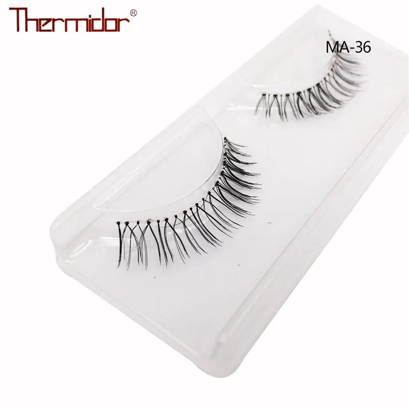 Thermidor Новые 3 пары/коробка натуральные ресницы короткие тонкие синтетические