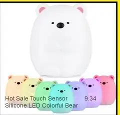 Новый стиль Кролик светодиодный ночной Светильник для детей Детские ночники