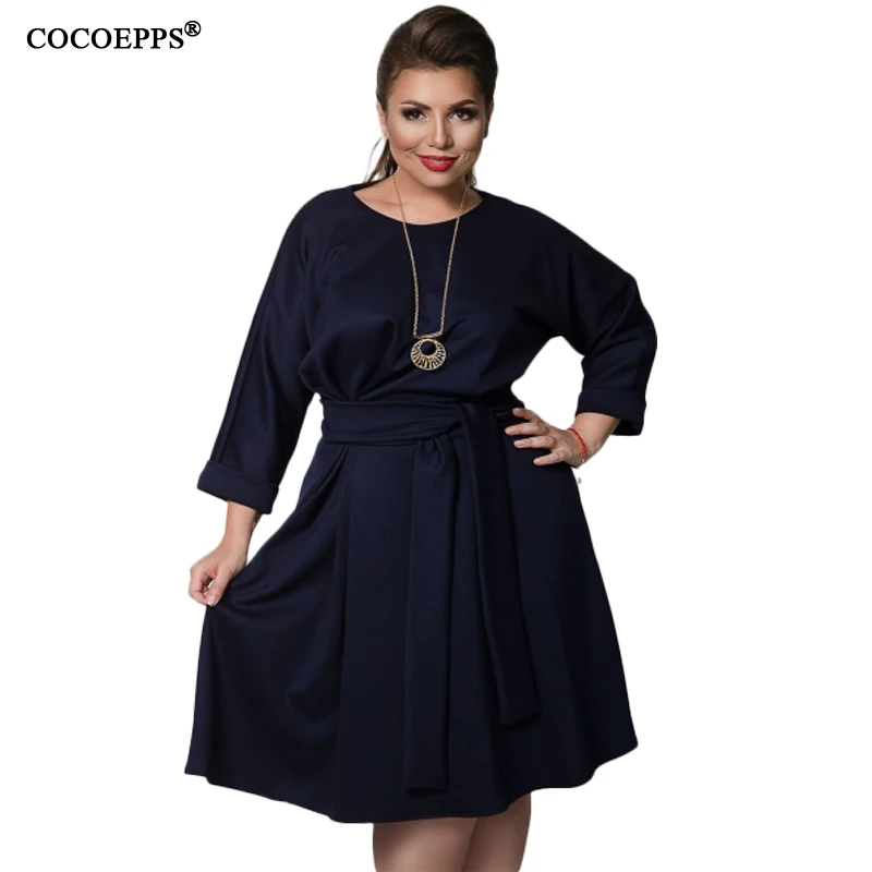 2019 Autumn Winter Christmas Dresses 5XL 6XL Female Dress For Women Plus Size Clothing Evening Elegant Fashion vestidos | Женская одежда