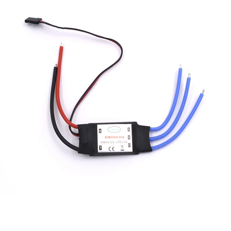 4 шт./лот 30A SimonK prgram RC бесщеточный ESC с BEC 2A для осевого квадрокоптера мультикоптера