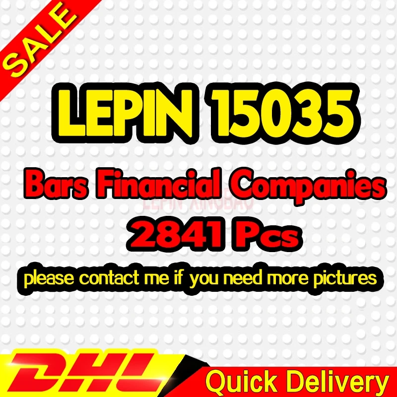 15035 DHL leleings 15019 15001 15002 15003 15004 15005 15007 15008 15011 16050 15031 15034 15035 XINGBAO 01001 модель строительные блоки - Цвет: 15035