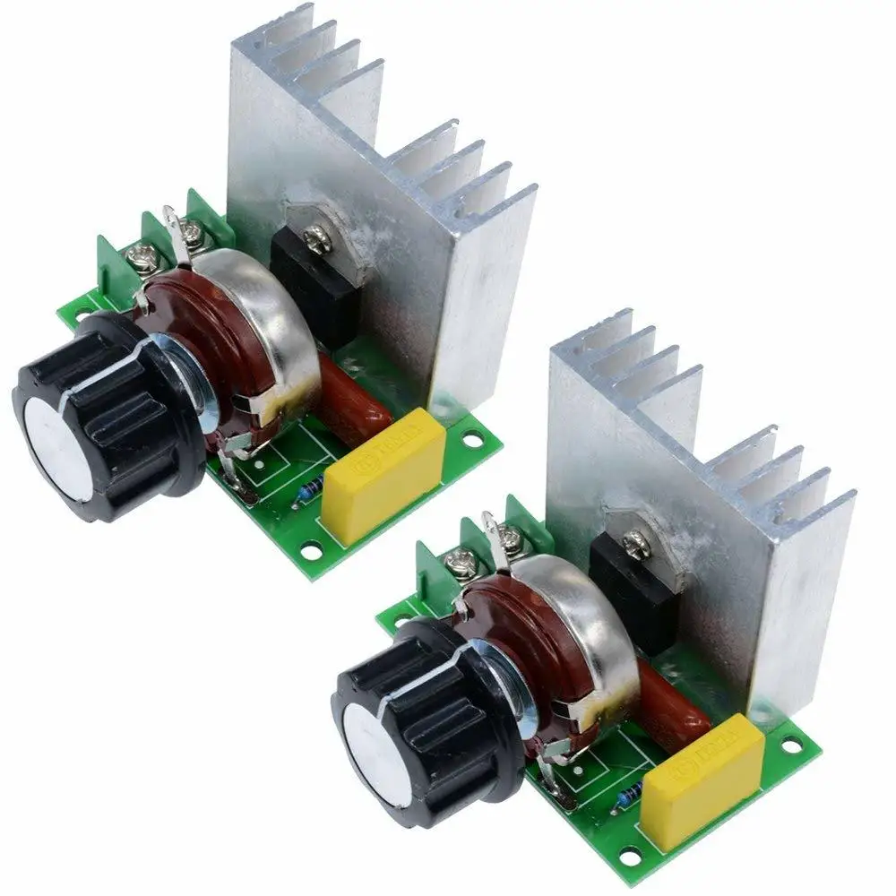 Aokin Ac 220 v 4000 w Scr регулятор напряжения диммер электрический регулятор скорости двигателя Термостат модуль