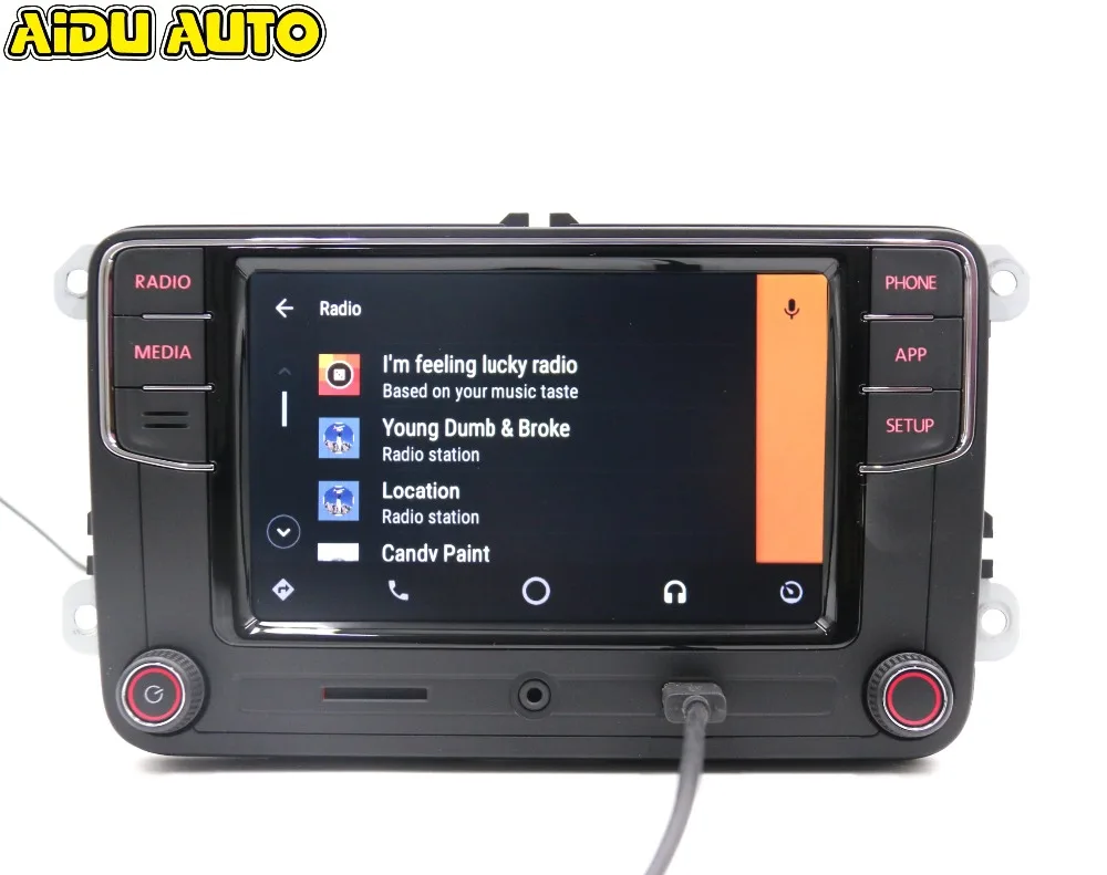 CarPlay Android Авто RCD330 RCD340 плюс Noname радио 187B C210 для VW Tiguan Golf 5 6 Jetta MK5 MK6 Passat CC поло 6RD035187B