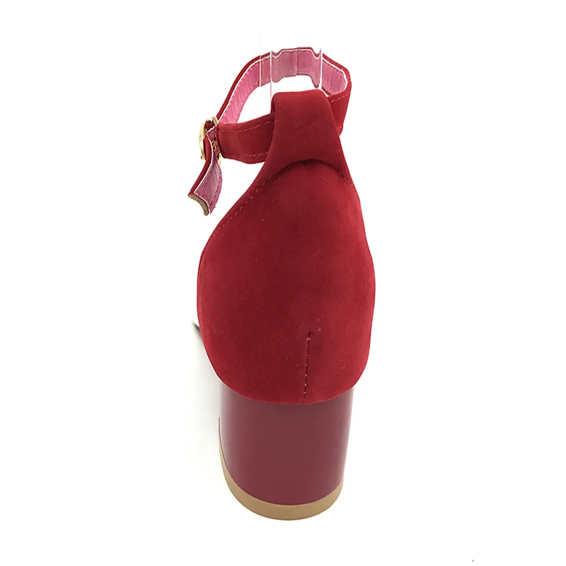 Женские замшевые босоножки TAOFFEN туфли на высоком каблуке с заостренным носком