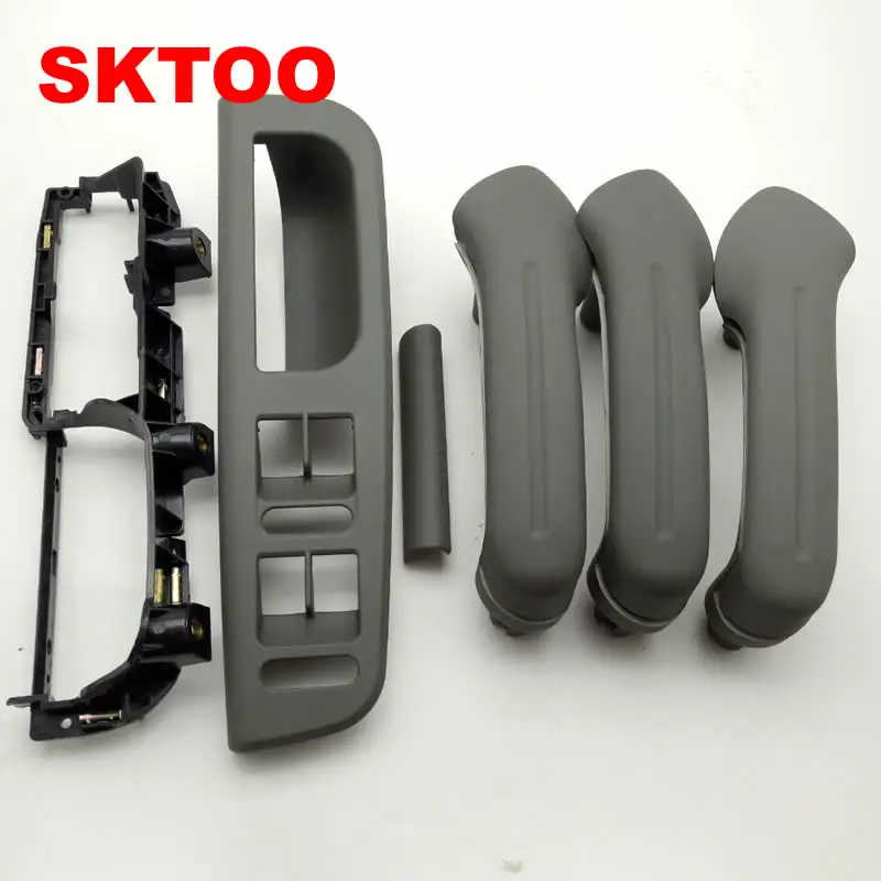SKTOO 9 шт./компл. Авто Серый Цвет внутренняя дверная ручка интерьер дверные ручки