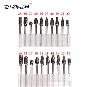 ZtDpLsd 3 мм хвостовик с ЧПУ шлифовальные инструменты аксессуары Вольфрам твердосплавные фрезы ротационный напильник деревообрабатывающий фасонно-Фрезерный резак Полировочная насадка