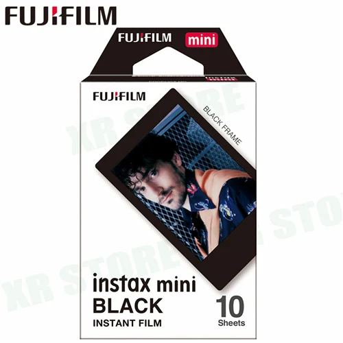 Black Frame Fujifilm 10 листов Микки Алиса Винни Мультфильм мгновенная фотобумага пленка для Fuji Instax Mini 8 9 70 7s 50s 50i 90 25 Share SP-1 - Цвет: Black Frame