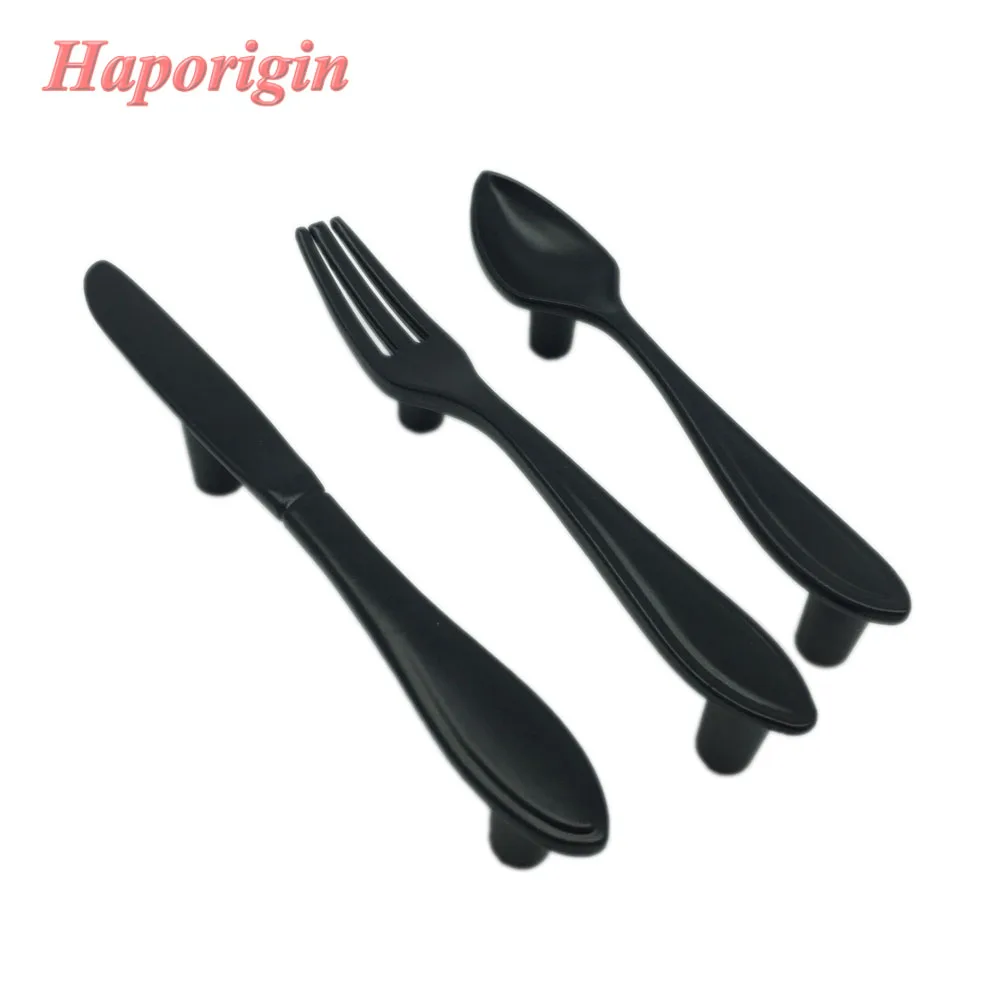 Новая ложка вилка нож ручки для кухонного шкафа ящика креативные мебельная