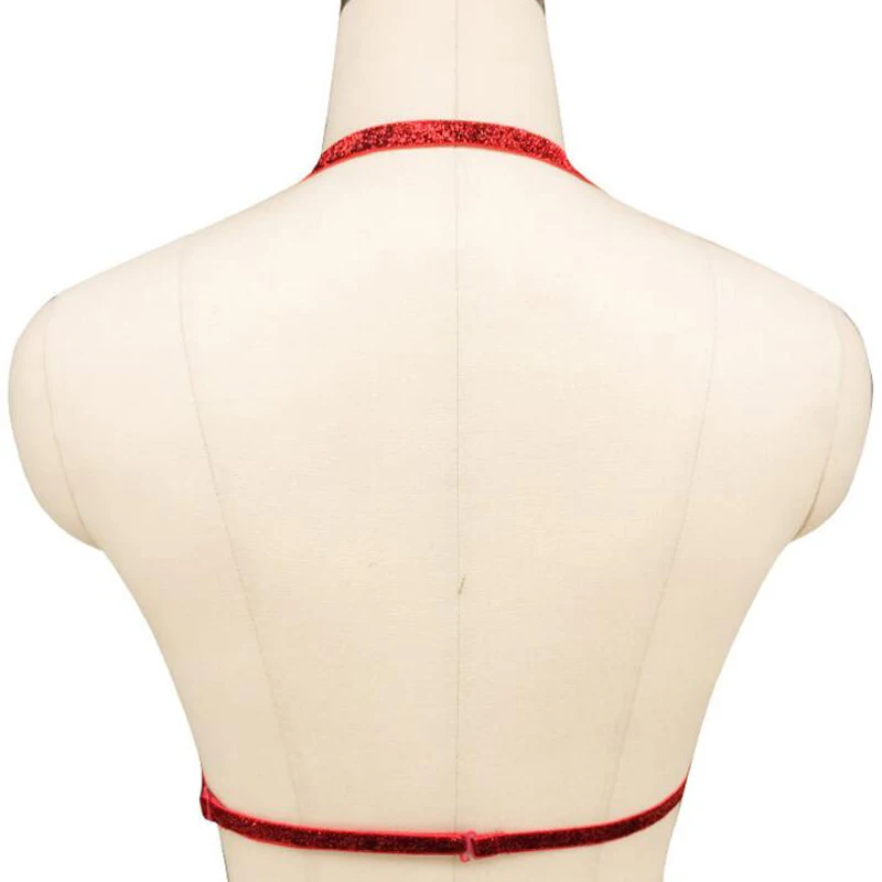 Сексуальные костюмы женское Фетиш белье открытая грудь клетка Бралетт тело жгут