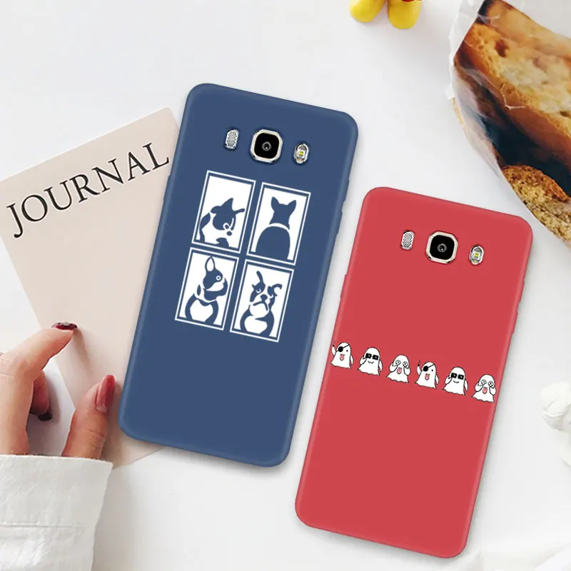 Матовый милый чехол для телефона iPhone 5S se 7 8 Plus X карамельный цвет Samsung Galaxy J7 Prime 2015
