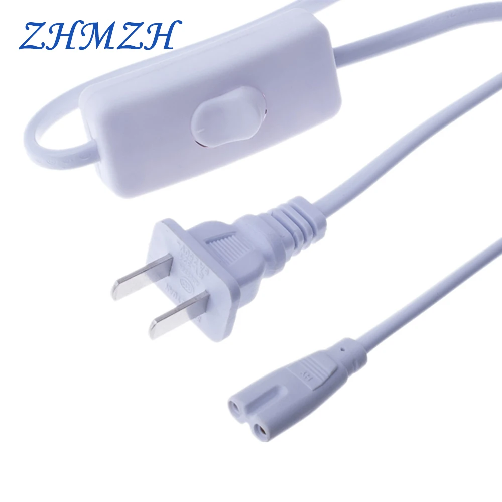 T4 T5 шнур питания с переключателем для светодиодных ламп и флуоресцентных