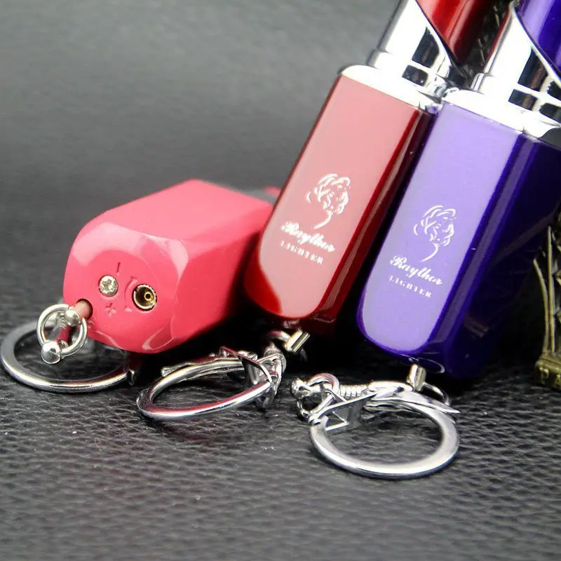 Помада кулон оригинальность пламени ветрозащитная Зажигалка