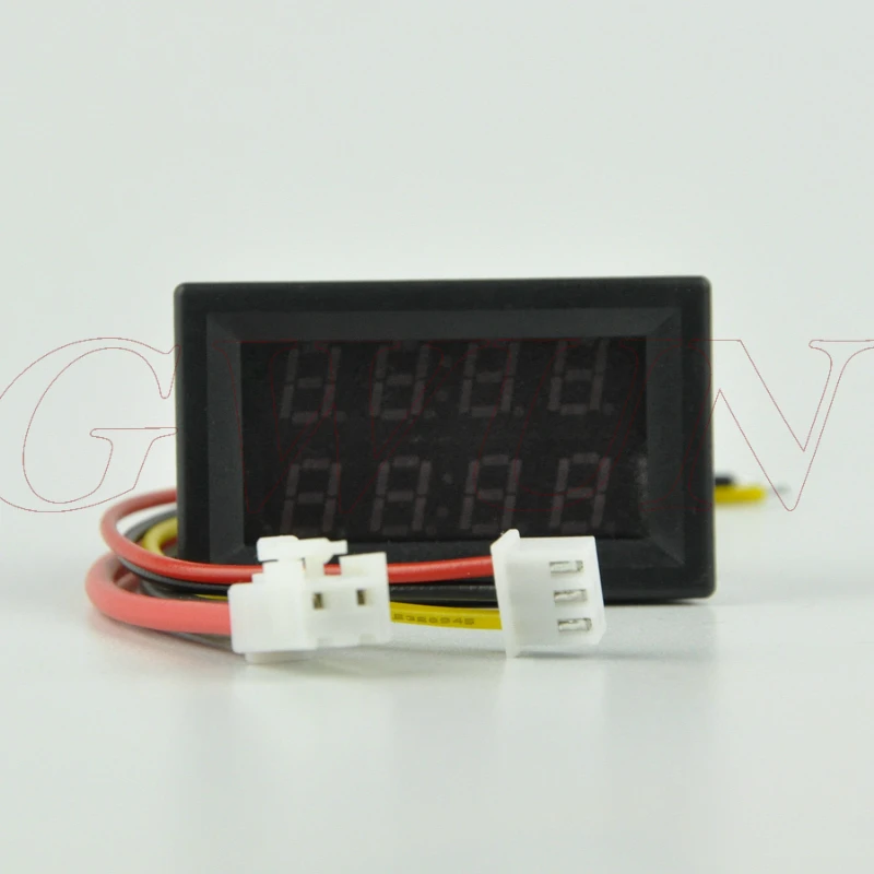 GWUNW BY42A 500V 10A DC 4 BIT Digital Voltage Ammeter Current Tester Meter Voltmeter Dual Display Red Blue Green LED | Инструменты