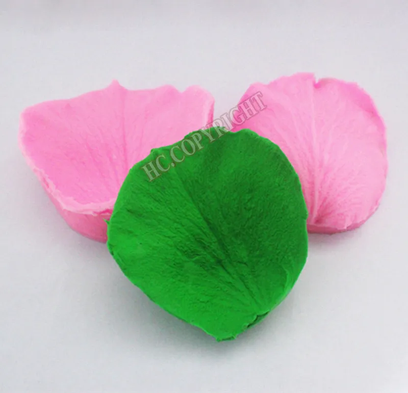 1 комплект 3D Силиконовая форма лепестки роз в форме сердца для помадки сахарное