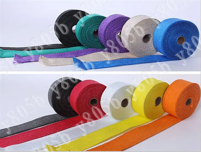 Лента для выхлопной трубы с 4 нержавеющими зажимами 2 х10 м Honda Rebel CMX 250 CA125 450 Gold Wing