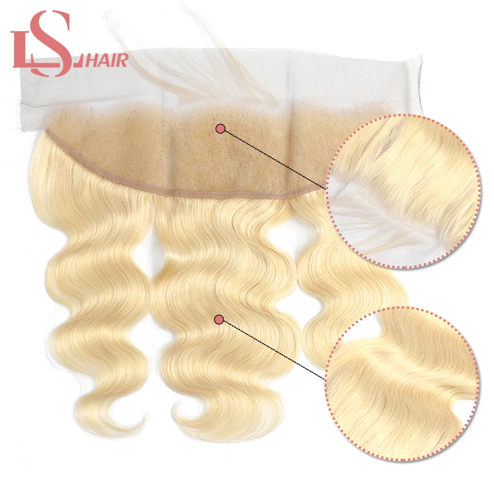 Волосы LS бразильские волосы без повреждения кутикулы волнистые светлого цвета