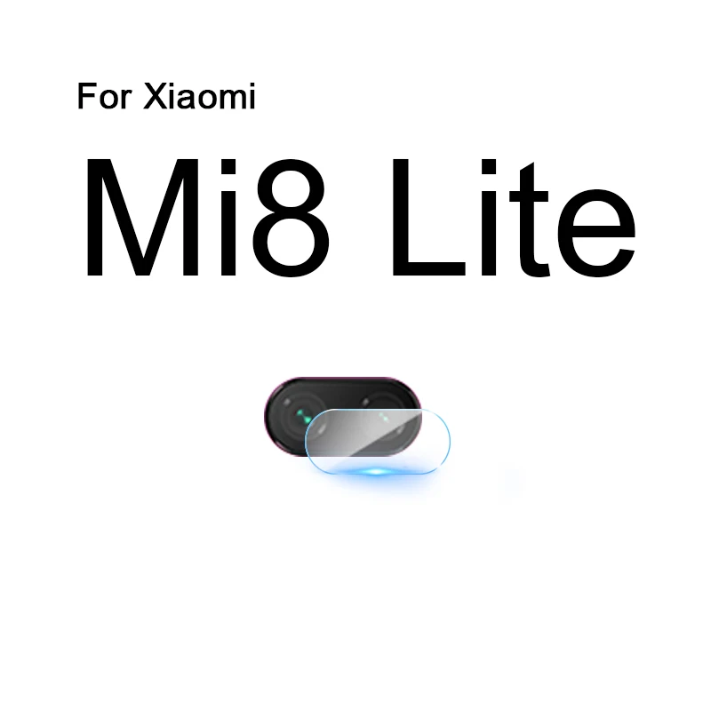For Xiaomi Mi 8 Lite 3-1 шт Стекло для Xiao mi Red mi Note 7 6 Pro 6A задняя камера объектив Защита экрана для Xiaomi mi 9 SE mi 8 Lite mi 8 mi 9 чехол пленка - Цвет: For Xiaomi Mi 8 Lite