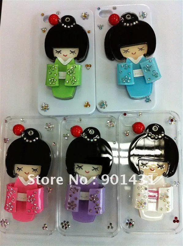 Free Dropshipping! 10PCS/Lot Hidden Mirror Mobile Case for iphone4 4S |