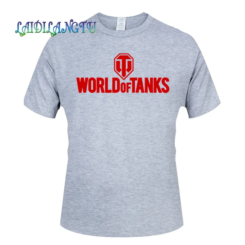 Футболка мужская с принтом WORLD OF TANKS модная брендовая одежда в стиле Харадзюку