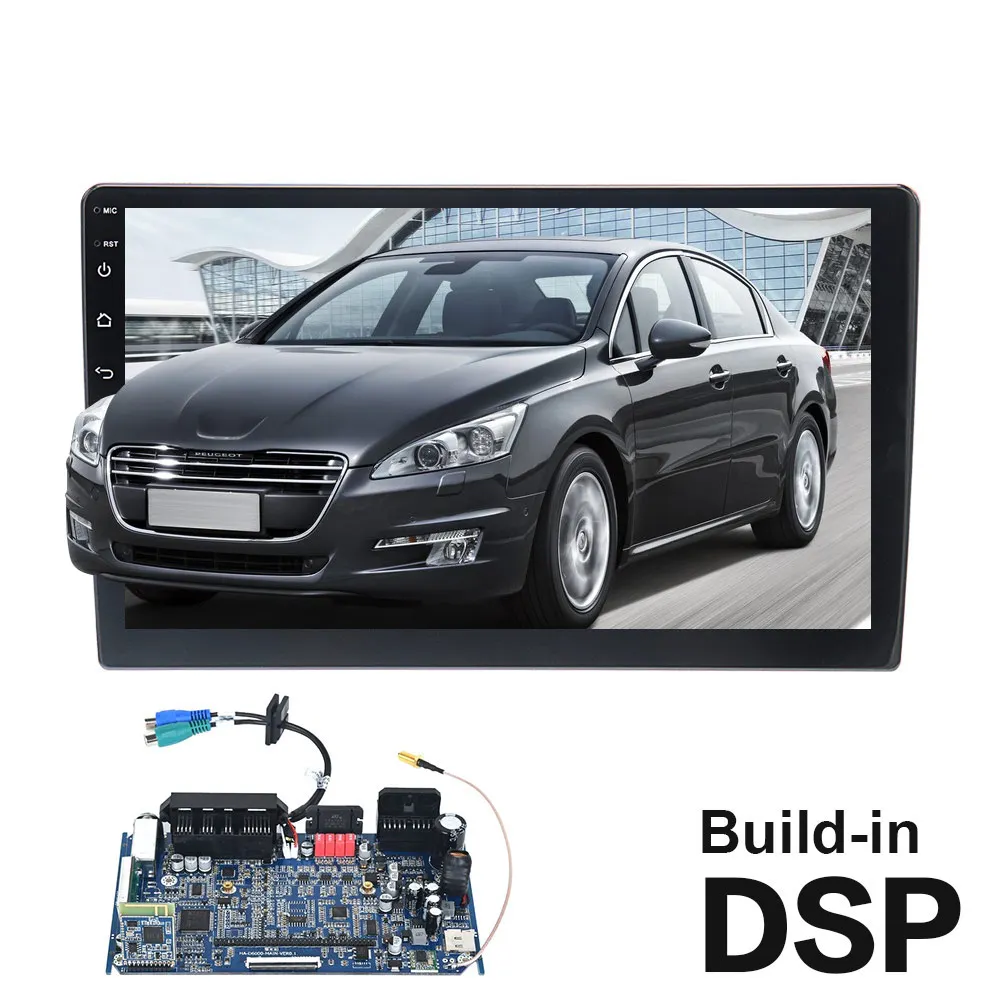 Aotsr 10 1 &quotAndroid 8 Восьмиядерный 2 Din Универсальный двойной автомобильный Радио