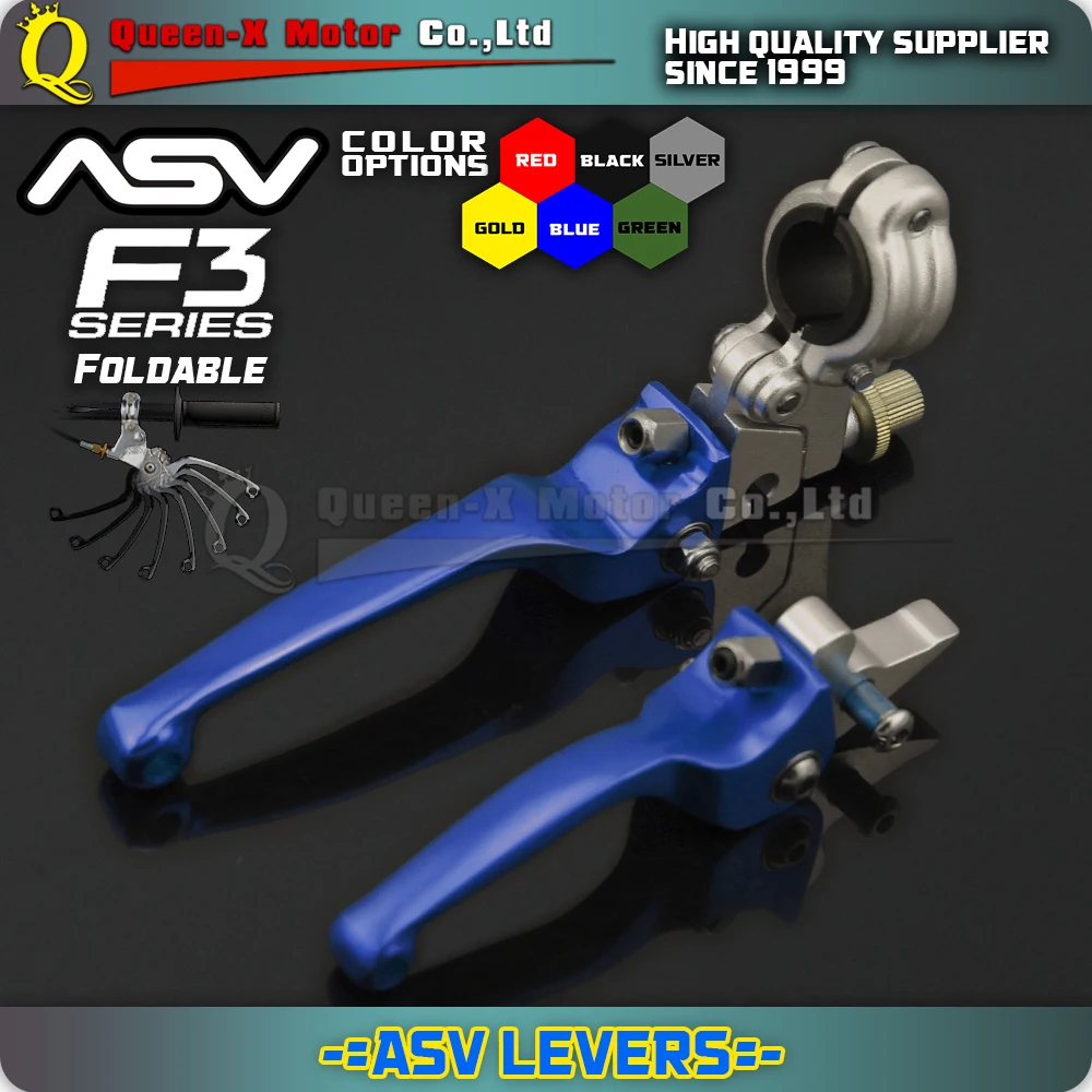 Queen-X ASV F3 1-я серия сцепления и тормоза складные рычаги из сплава аксессуары мотоцикл крест эндуро питбайк Байк YZF WR WRF