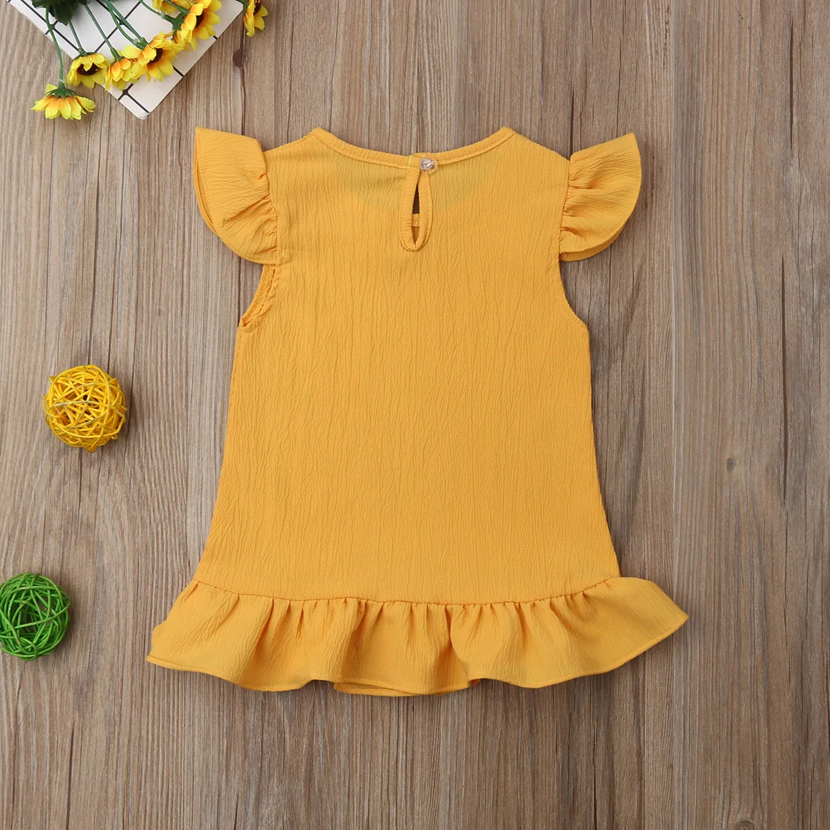 Платье для маленьких девочек кружевной сарафан с цветами летнее фатиновое