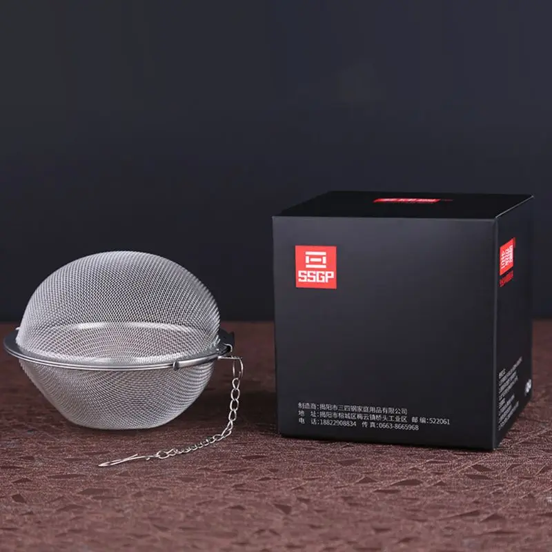 Практичный сетчатый шар для заварки чая емкость приправ ситечко травяной фильтр