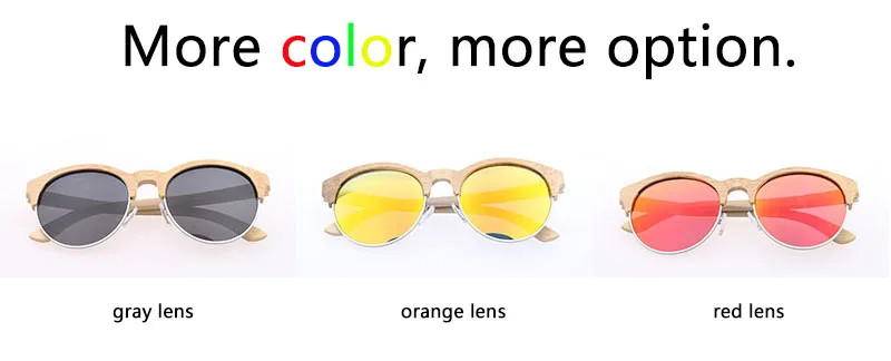 Солнцезащитные очки с бамбуковыми линзами женские поляризационные