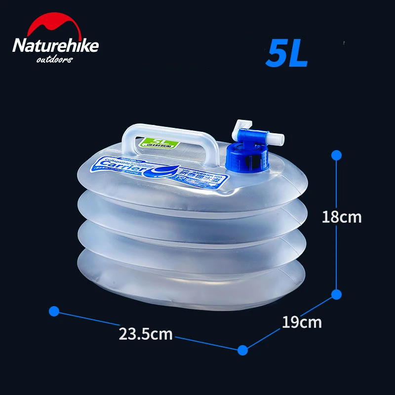 Naturehike наружная портативная складная бутылка для воды 10л ведро с краном Кемпинг Пешие прогулки бутылка для воды с ручкой Туризм Кемпинг