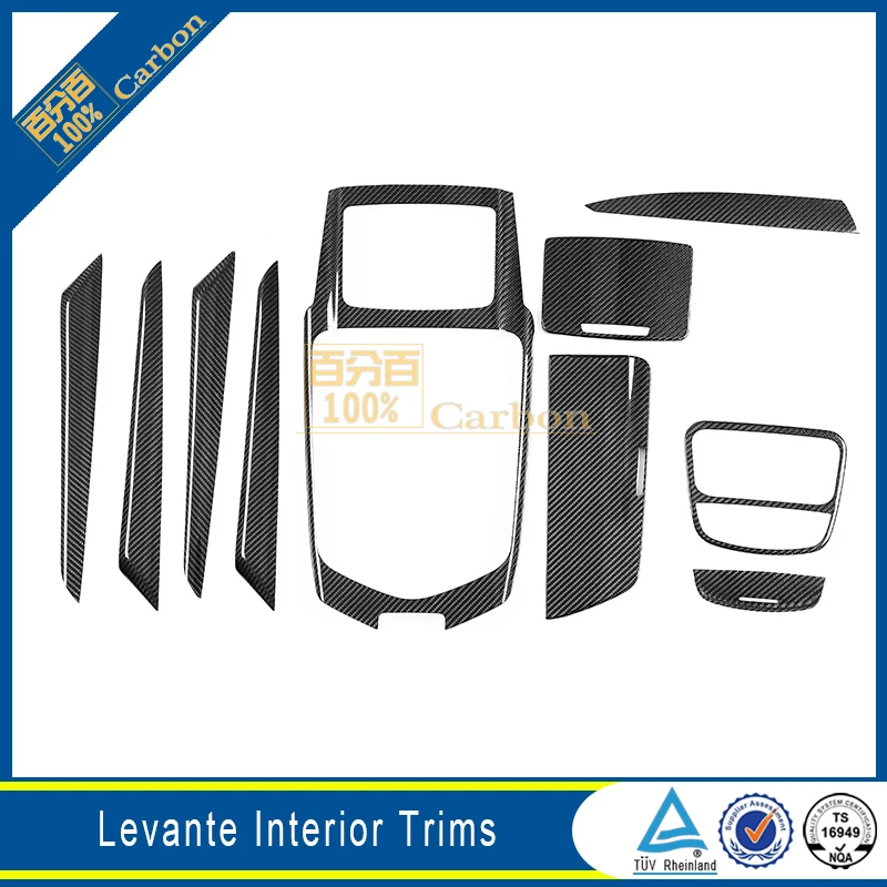 Внутренняя отделка из углеродного волокна дополнительный тип 10 шт. для Maserati Levante