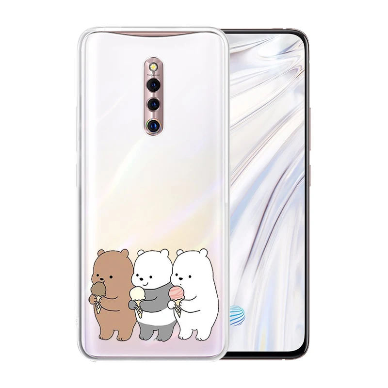 Мягкий силиконовый прозрачный чехол из ТПУ для VIVO X27 Pro X23 X21 X20 X7 X9S Plus Прочный с