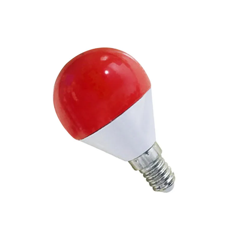 E14 Светодиодный светильник переменного тока 220V 5W RGB светодиодный 450lm синий желтый