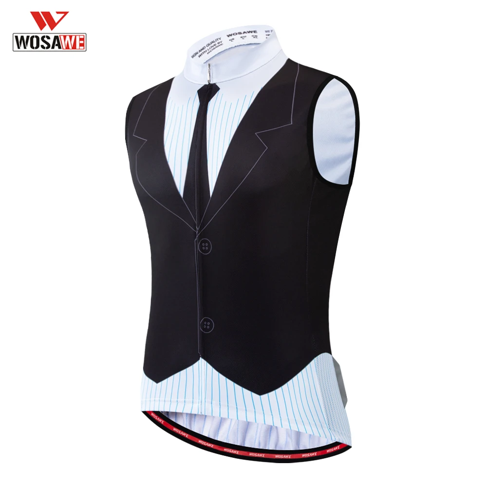 

Светоотражающий Жилет для бега WOSAWE, Трикотажный жилет из сетчатой ткани с завязкой, одежда для велоспорта