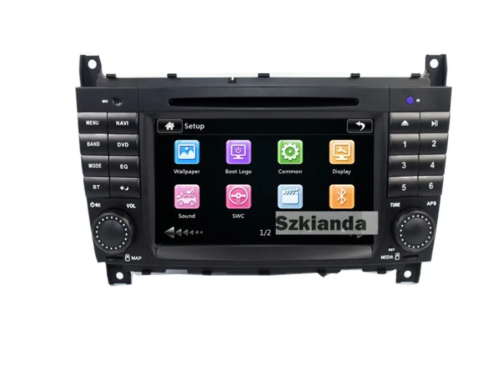 7 дюймов 2 Din Автомобильный dvd-плеер для Mercedes-Benz W203 W209vW169 W219 a-класс A160 c-clas C180 C200 CLK200 CLK350 радио gps BT