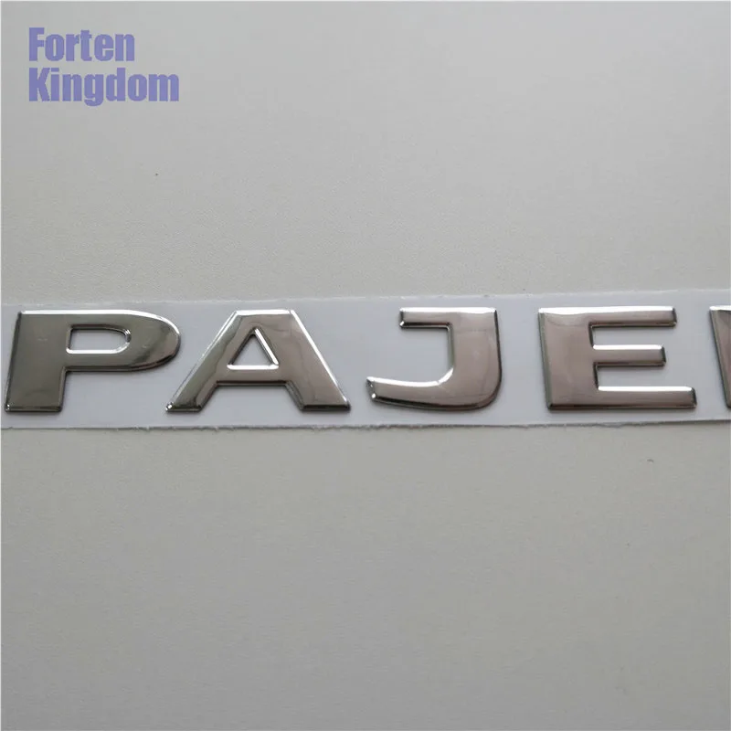Forten Kingdom Fit PAJERO Word PVC пластиковая 3D буква значок задний багажник пользовательские