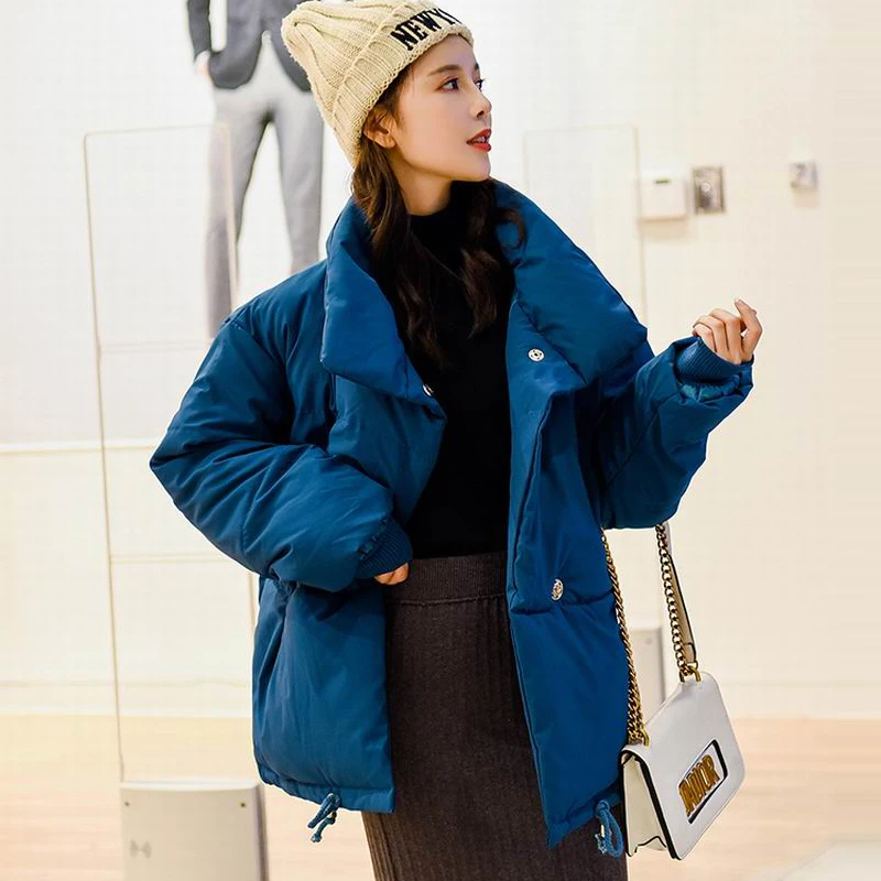 Парки зимняя куртка Для женщин пальто 2018 высокое качество Модная хлопковая
