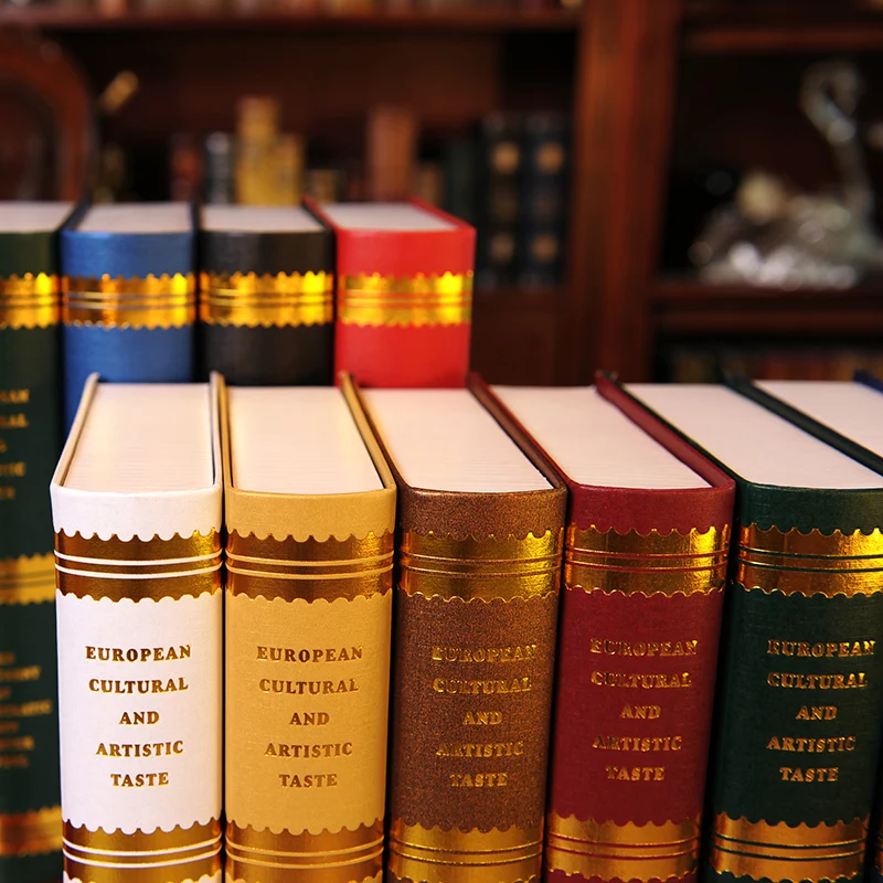 

10PC Book European simulation Photography study bookcase props simulation Fake mode box 0543 book decoration