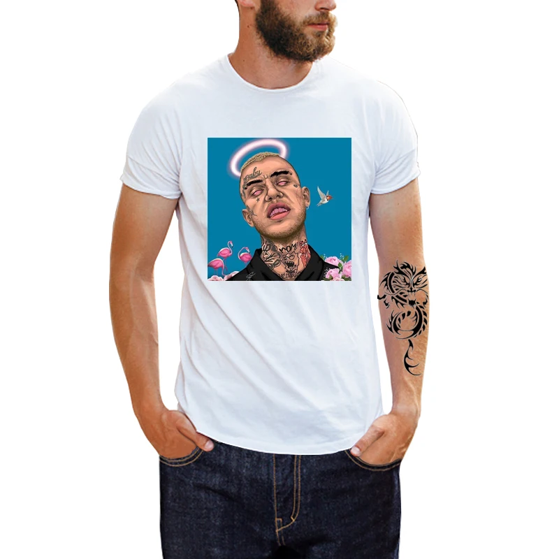 Lil Peep harajuku футболка с принтом летняя короткими рукавами для мужчин панк рок хип