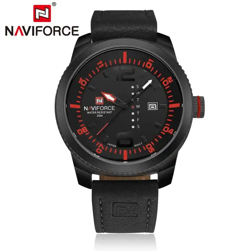 BRB NAVIFORCE мужские повседневные спортивные часы армейские военные модные часы Отображение Даты Недели водонепроницаемые наручные часы мужские Relogio Masculino - Цвет: BRB