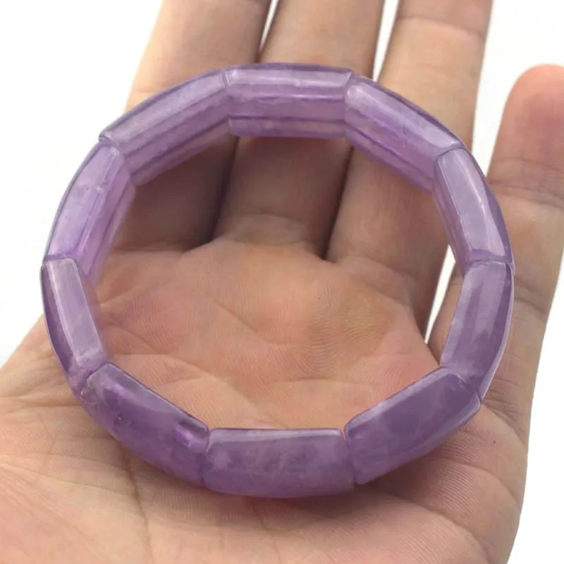 Браслет из натурального аметиста браслет камня для женщин камень по рождению