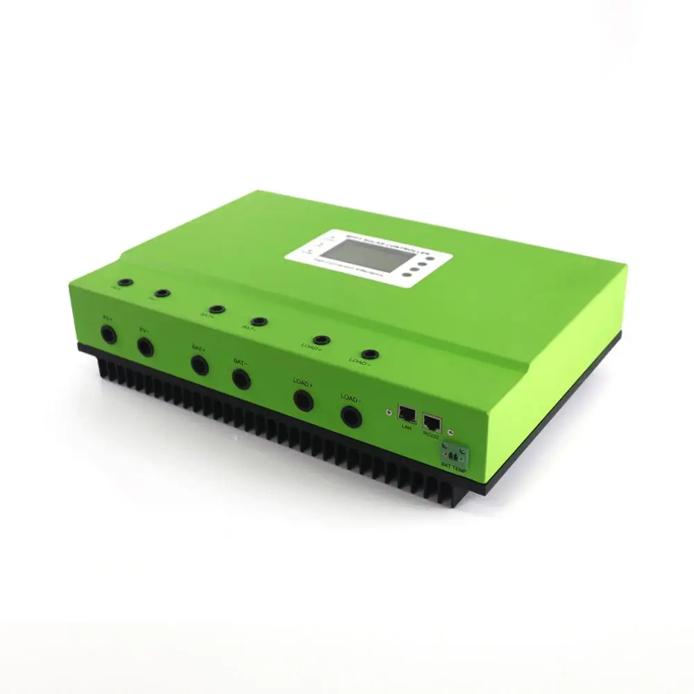 12V 24V 36V 48V Auto-work 100A MPPT Solar Charge Controller Max PV 150V Input with Big LCD Display RS232 and LAN communication |