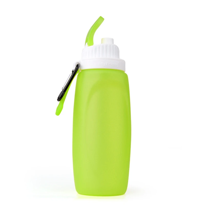 Креативная Складная Силиконовая бутылка для воды 320 мл экологически чистая