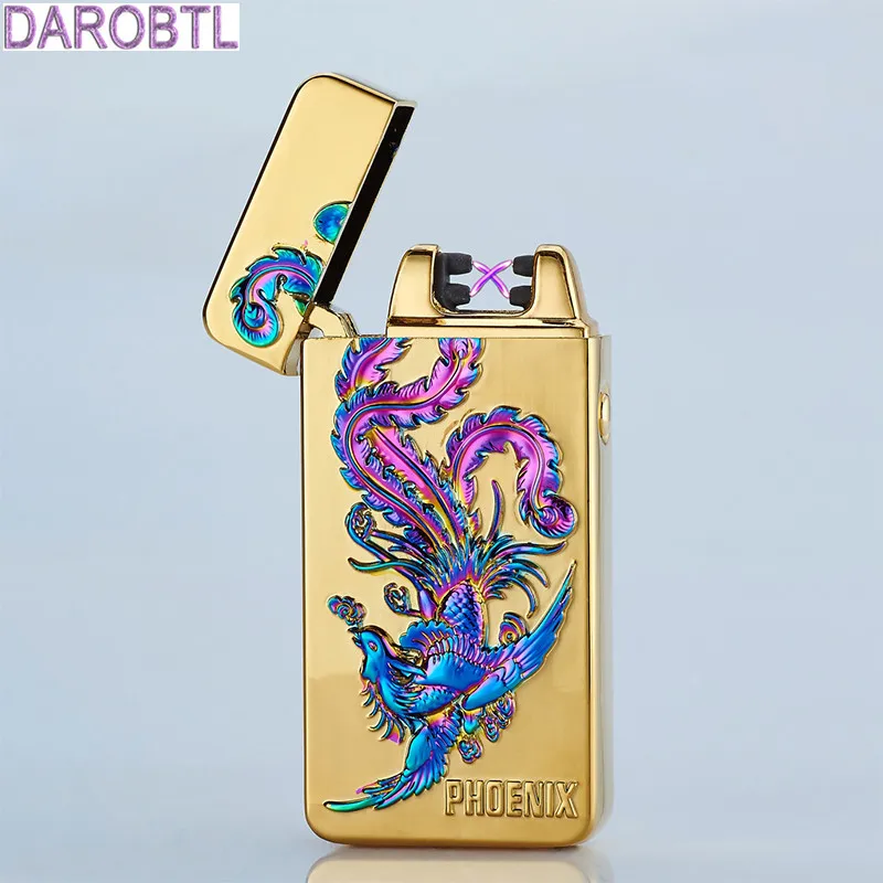 Импульсная дуга Зажигалка перезаряжаемая через USB Креативный дизайн