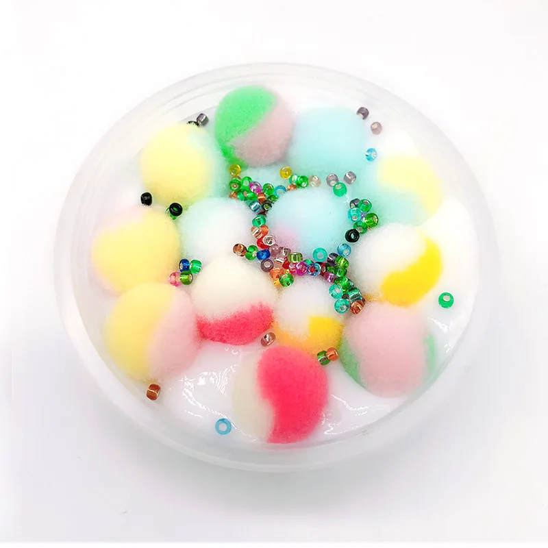 Новый двухцветный шар Хрустальная грязь слизь градиентный цветная глина Детские