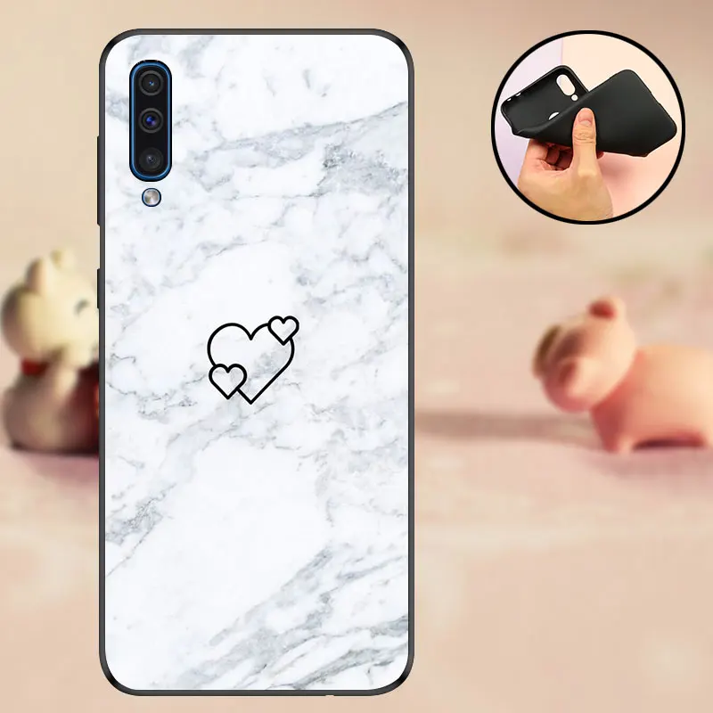 Матовый мягкий чехол для Samsung A50 чехол-накладка силиконовый телефона Galaxy A 50 SM-A505F